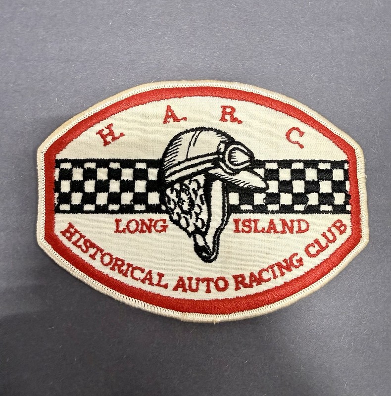 Vintage H.A.R.C. Long Island Historical Auto Racing Club Patch
