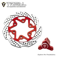 TRLX003ZDCHGF REAR BRAKE DISK AND CALIPER FOR PROMOTO RED