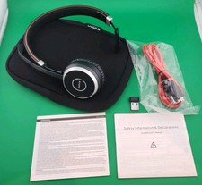 Jabra Evolve 65 TE Wireless Mono Headset On-Ear w/ Mic  Black 