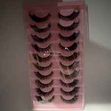 Black Strip False Eyelashes Multi-Pair Set, F...