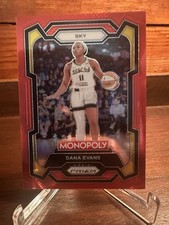 2024 Panini Prizm Monopoly WNBA - Dana Evans #55 Red Prizm /99