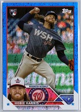 2023 Topps Update Hobie Harris #US294 Blue Foil #/999 Nationals