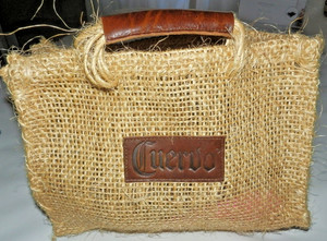 Jose Cuervo Burlap Tote Bag Promotional Gift Bag w/ Handles