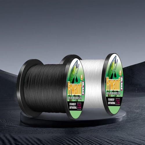 NEW Frwanf Fishing Line 8-Strand Braided PE Line 500m Size 7 Black for - Image 7