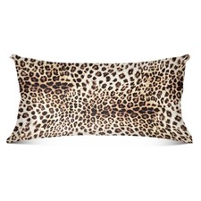 Animal Leopard Cheetah Print Plush Pillow Cases Body Size Pillow Cover Soft ...