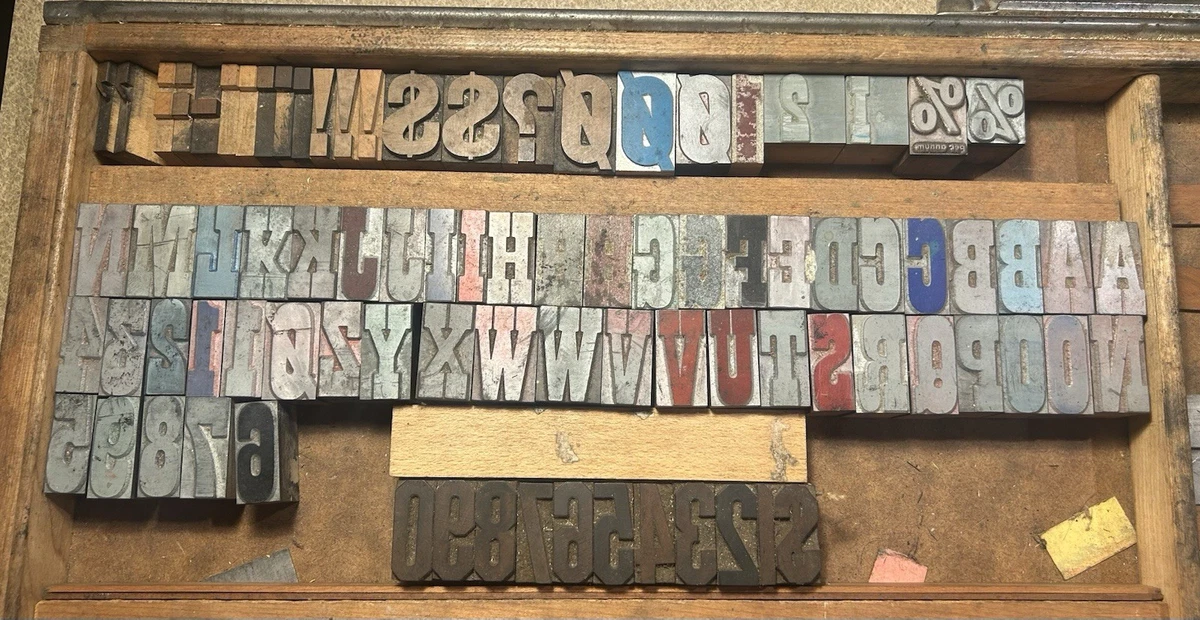 Hamilton Printing Type, Cuts & Printing Blocks for sale - eBay