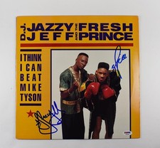 Will Smith Fresh Prince DJ Jazzy Jeff Autographed Signed Album LP Record PSA/DNA