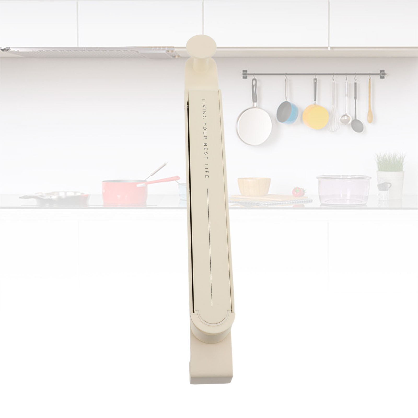 Hook Behind The Door Coat Hook Not Perforated At The Door Milky-white.