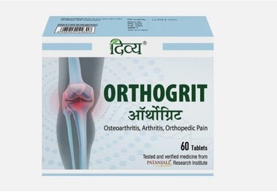 Divya Orthogrit Tablette 60 Tabs | Knochengelenkstütze | Kostenloser...