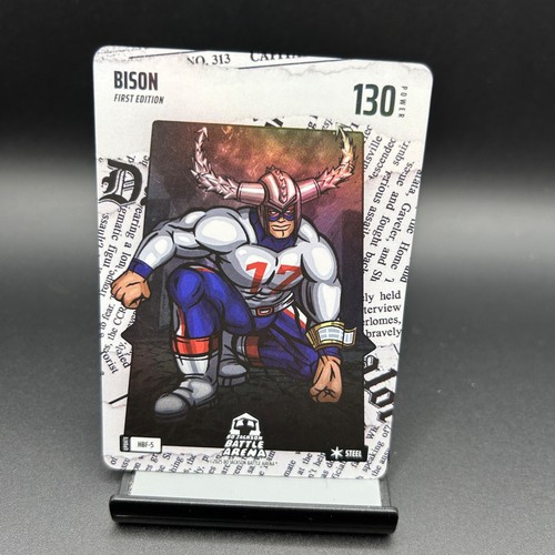 2025 Bo Jackson Battle Arena Alpha Update #HBF-5 Bison Headliner Foil Steel