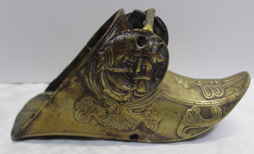 19th Century Brass Conquistador Horse Stirrup Spanish Colonial Ornate Equestrian