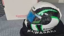 KAWASAKI NINJA CASCO ORIGINALE HJC KEVLAR/FIBRA Tg. S 56/57 COME NUOVO