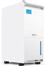 Vellgoo 4,500 Sq.Ft Energy Star Dehumidifier with Drain Hose 52 Pint