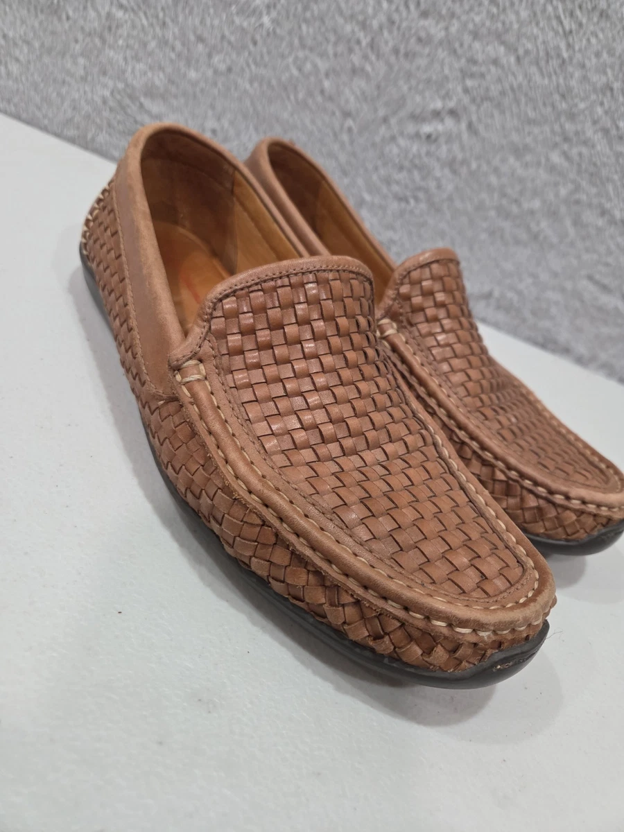 Tommy Bahama Felton Tan‎ Perforated Leather Loafers Sz 8.5D Tommy Bahama Casual Loafers & Slip-On for Men for sale | eBay main image 3