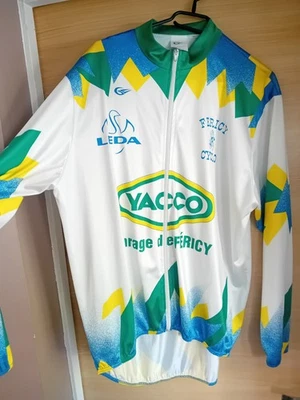 Maillot velo vintage YACCO collector made In France - Photo 1/4
