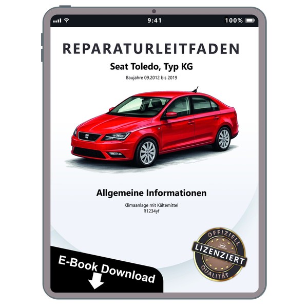 Seat Toledo Kg 2012-2019 Klimaanlagen Mit KäLtemittel Reparaturhandbuch Download-image