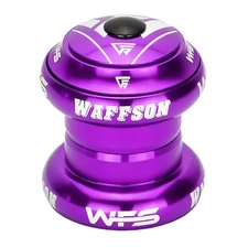 WFS NV.58 1-1/8 inch CNC Threadless Headset with Top Cap , Purple