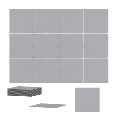 12Pcs Hanging Room Divider Made of High Density Polyester Fiber Panels for De...