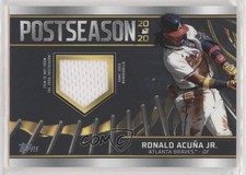 2021 Topps Postseason Performance Relics 70/99 Ronald Acuna Jr #PPR-RA qf8