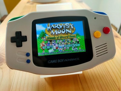 Nintendo Game Boy Advance - IPS, Neue Kondensatoren, Gehäuse, Buttons u.v.m.!