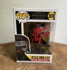 Adam Driver Signed Kylo Ren Funko Pop #308 | Beckett Witnessed COA | Star Wars