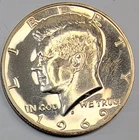 1969 KENNEDY HALF - IN HIGH-QUALITY CONDITION, EXCELLENT DETAIL - 40% Silver