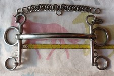 6 3/4" Forward Curved Pelham Horse Bit.  In Excellent Condition.