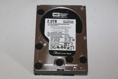 Western Digital Caviar Black WD2001FASS-00W2B0 2TB SATA 3,5'' 7200RPM HDD NAS