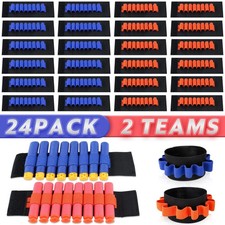 Dart Holders Fit for Nerf Gun Bullets, 24 Pcs Party 100, 24