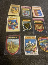 VTG Lot Of 9 Assorted Thin Patches & Decals