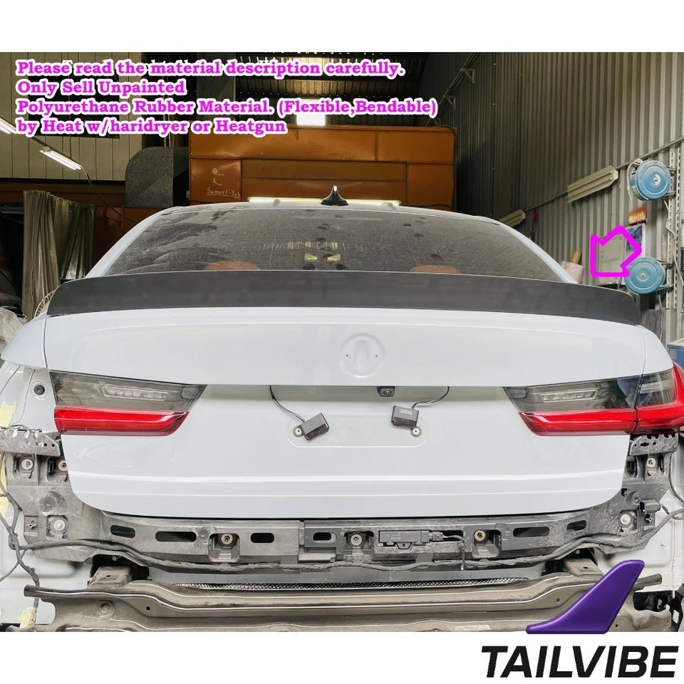 Duckbill 380S Rear Trunk Spoiler Wing Fits 2007~12 NISSAN Sentra SE-R B16 Sedan - Imagem 3 de 4