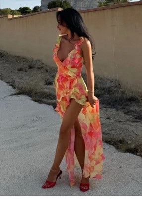 ibiza dress maxi Sophia Alexia Silk Ibiza Maxi -Ruby Iguana – BOHO BEACH FEST