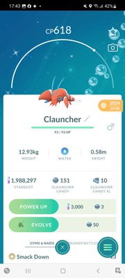 Pokemon Go Shiny Clauncher 