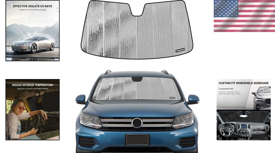 Parabrisas con bloqueo UV para Volkswagen Tiguan 2009-2017 y Limited 2018 Foto 2 de 4
