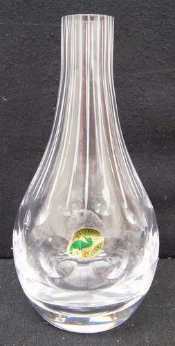 WATERFORD Crystal W COLLECTION 7" Bud Vase CALLISTO