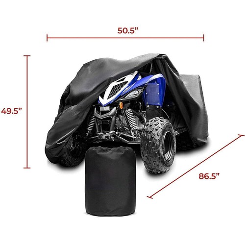 For Kawasaki Premium Cover Heavy Duty ATV 600D Marine Grade Fabric Quad Cover - Foto 4 di 12