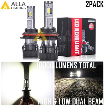 Alla Lighting 9007 LED Headlight High Low Beam Bulb Lamp for Nissan Pathfinder