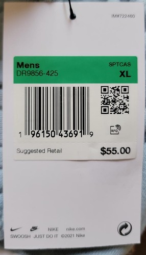 Nike Ropa Deportiva Color Clash Vellón DR9856 425 Limón Gota/Luz Nuevo Para Hombre Talla XL - Imagen 9 de 9