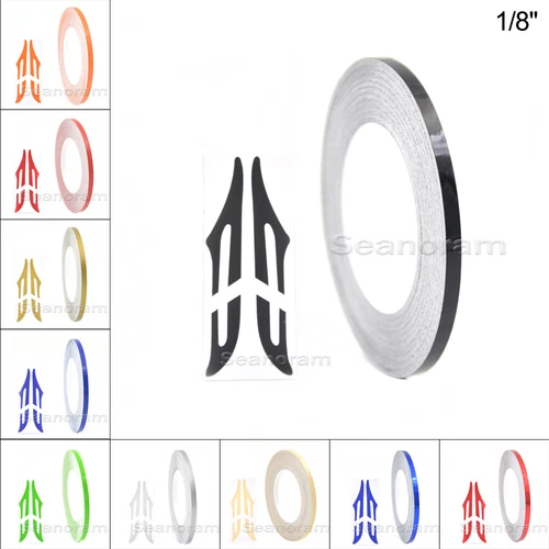 1/8" 3mm DIY Body Pin Stripe PinStriping Decal Vinyl Car Self-Adhesive Sticker