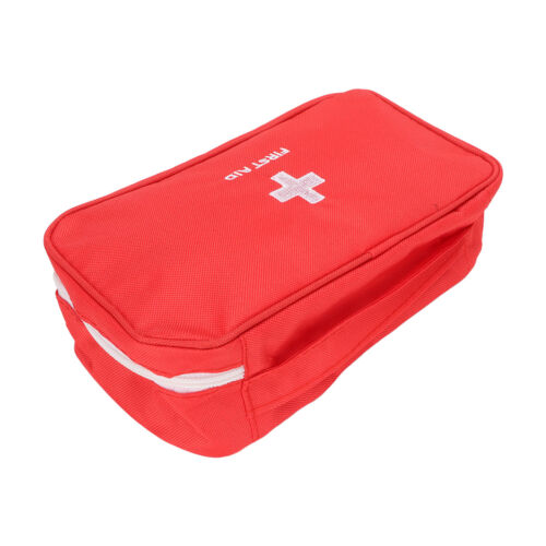 (Red)Empty First Aid Bag Waterproof Large Capacity Emergency Medicine Pouch ZMN - Picture 5 of 22