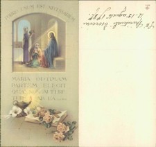 SANTINO NOUCENTESCO DI MARY E JESUS  WITH DEDICATION OF 15 AUGUST 1937-REF.5506