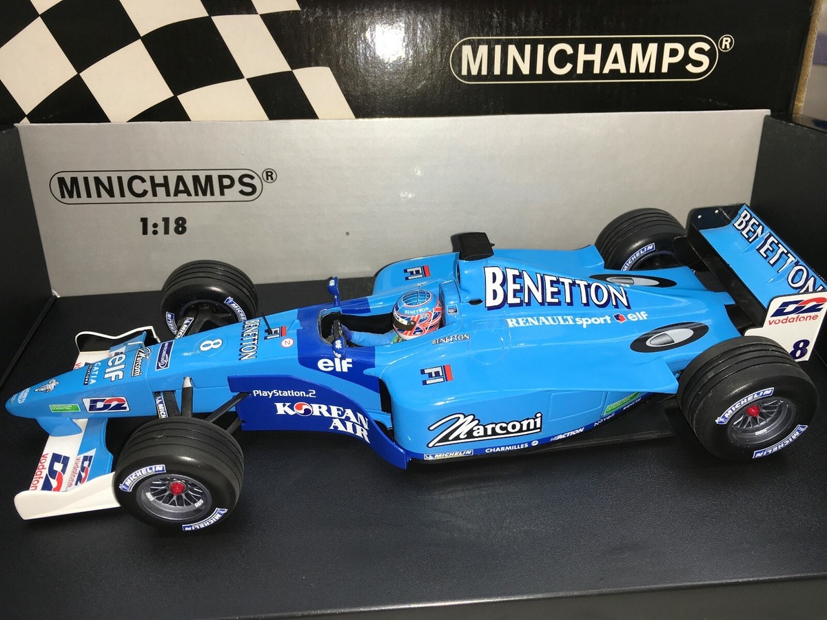 MINICHAMPS ベネトン F1 ミニカー 1:18 1:18 Minichamps #180 010098 Jenson Button Benetton Show car