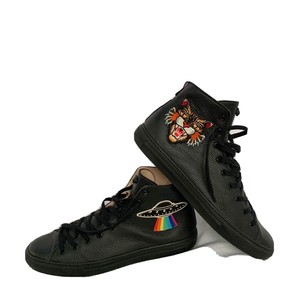 gucci leather high top tiger