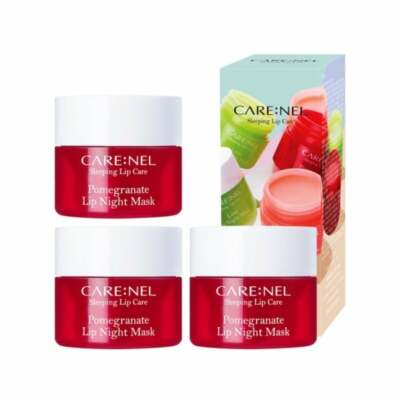 Carenel Pomegranate Lip Night Mask 5g*3Pcs - FREE SHIPPING