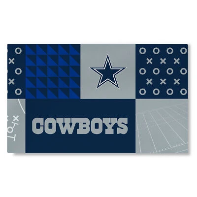 Northwest NFL Dallas Cowboys Colorblock Washable Area Living Rug, 36" X 60"