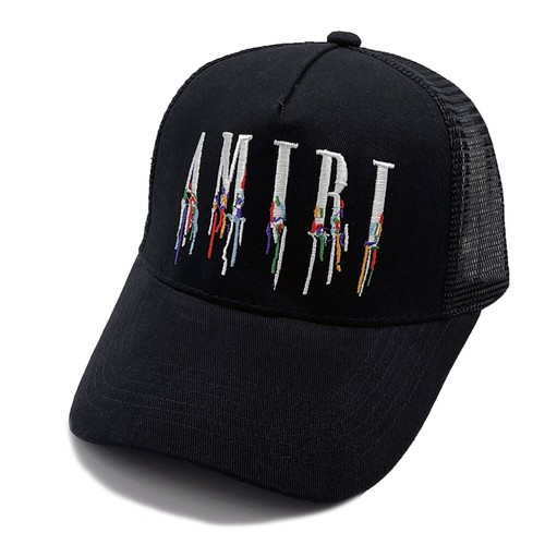 Men's embroidered baseball cap classic hip-hop net sun hat outdoor accessories - Picture 6 of 12