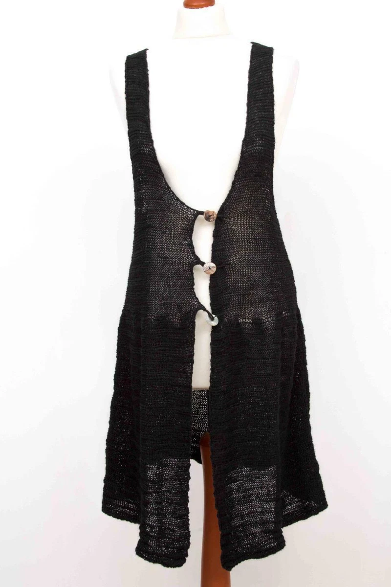 Sheer sleeveless best sale cardigan