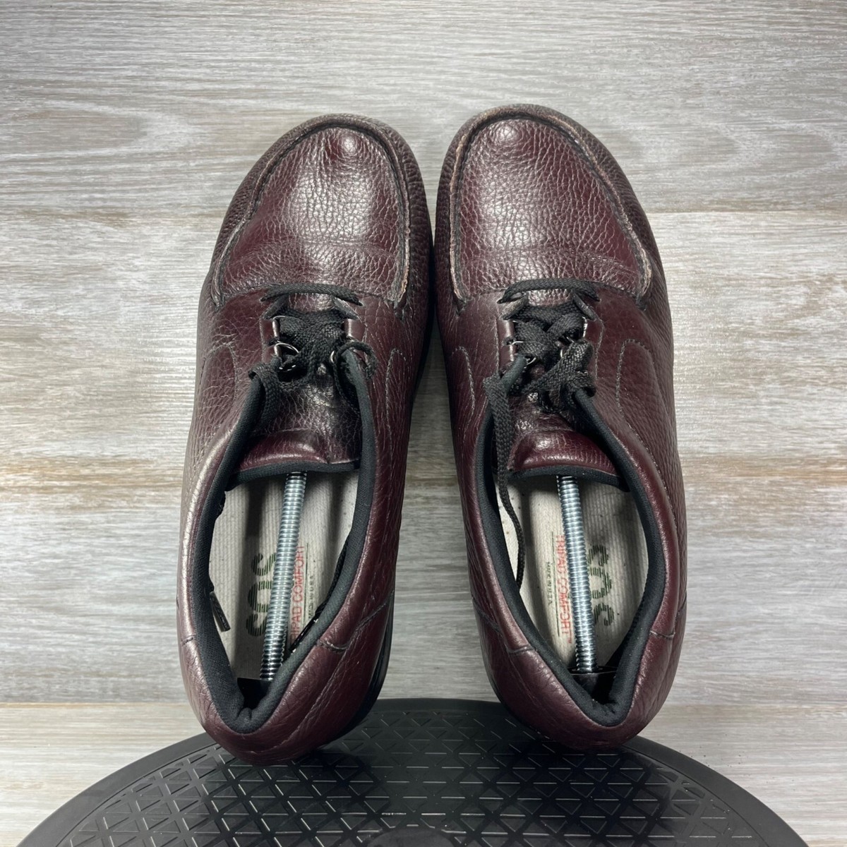 SAS Bout Time Walking Shoes Oxfords Sneakers Mens  Burgundy Leather Ortho Sz 9WW Men main image 2