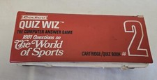 VINTAGE Coleco Quiz Wiz World Of Sports 2 WORKS