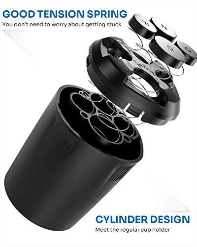 Coin Holder For Car High Capacity Universal Car Coin Holder For Cup Holder - Image 4 of 4